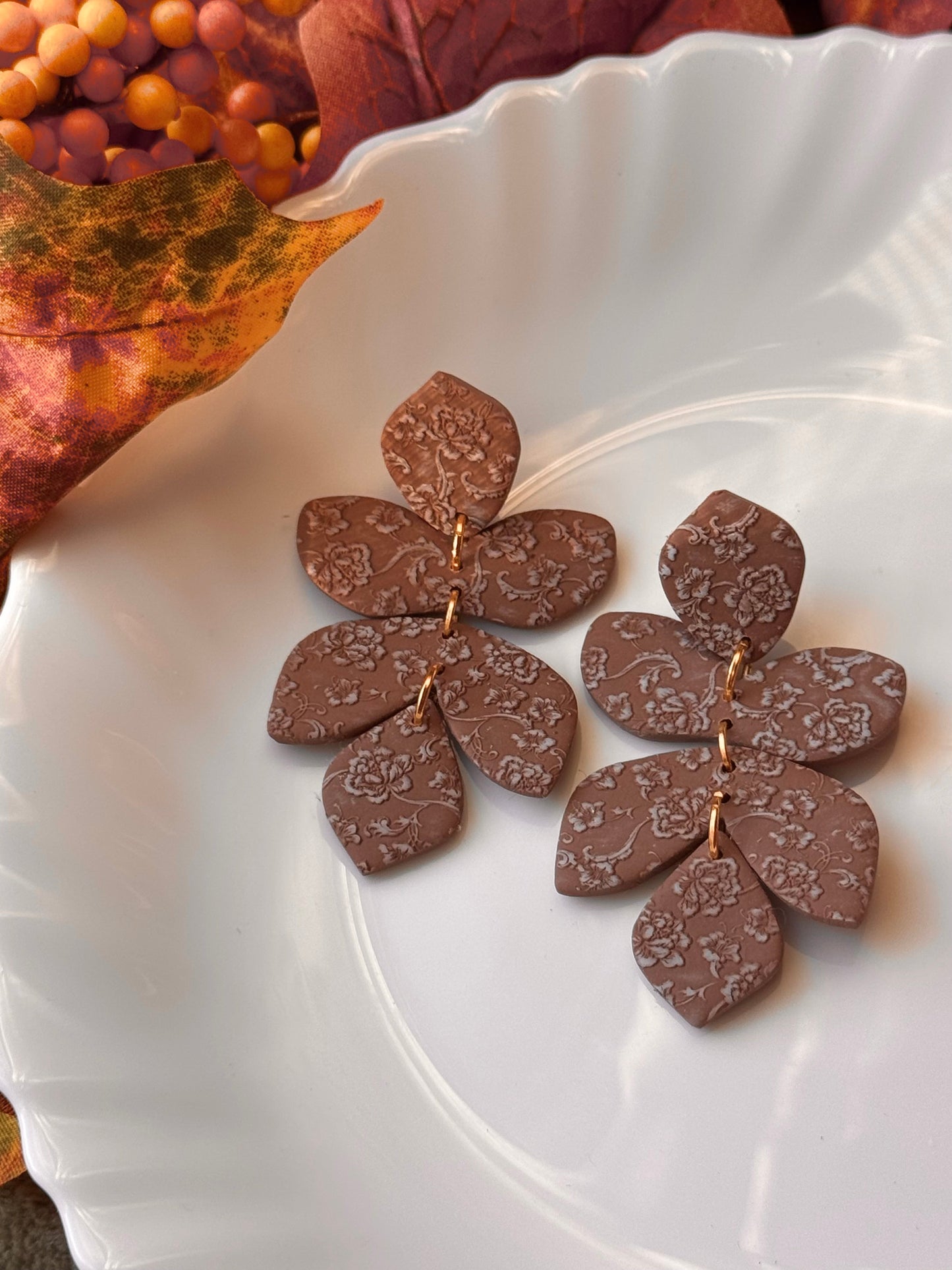 Tiff, in Chocolate Floral