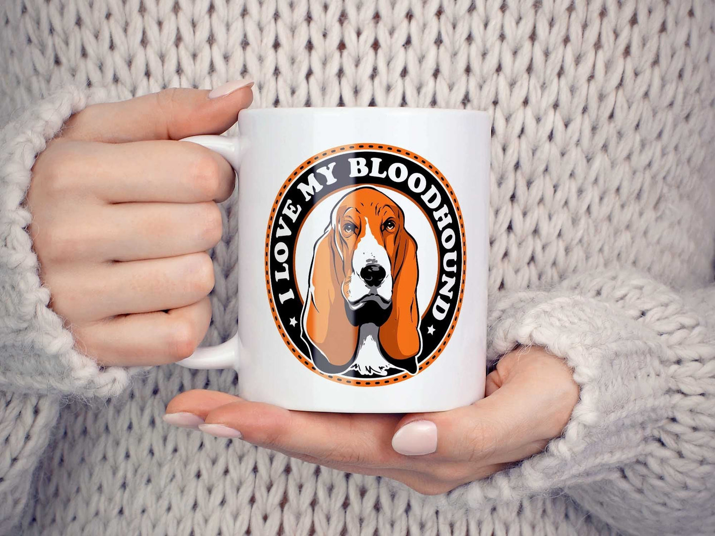I Love My Bloodhound Coffee Mug