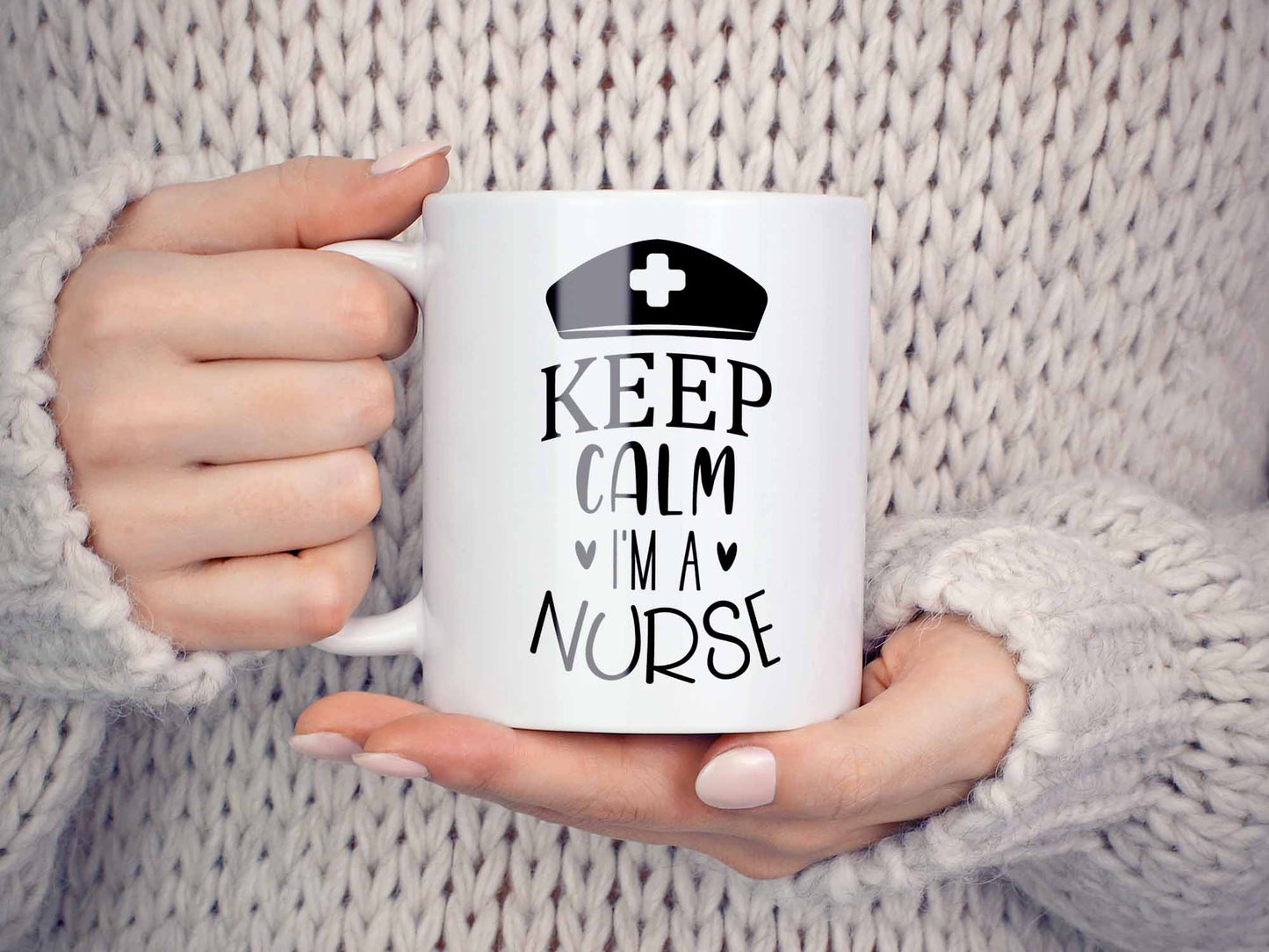 Keep Calm I'm a Nurse Coffee Mug