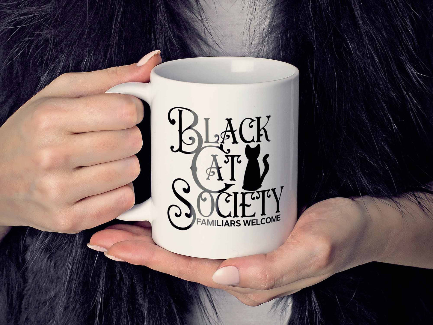 Black Cat Society Coffee Mug