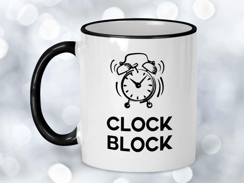 Clock Block Coffee Mug
