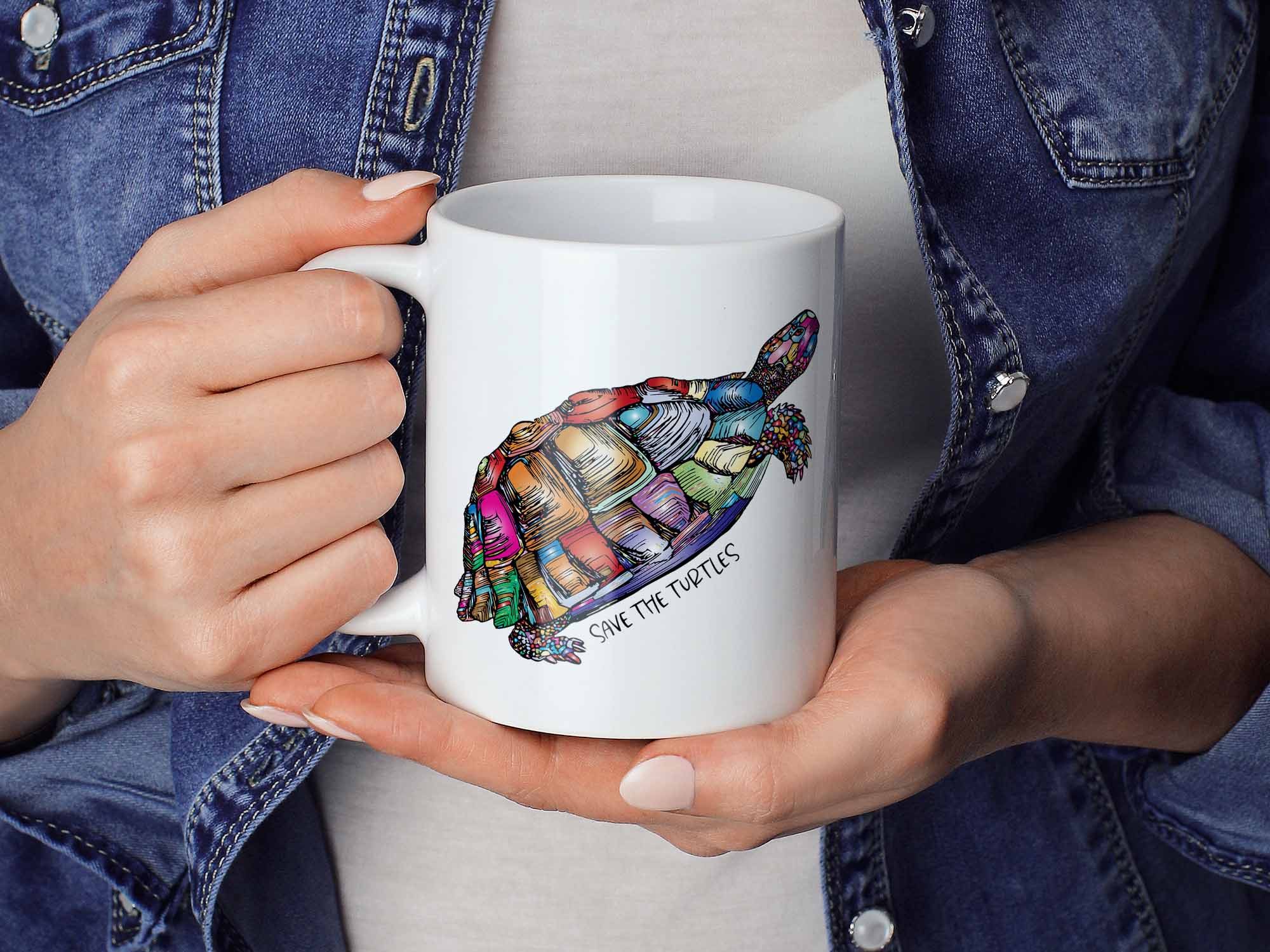 Save the Turtles Coffee Mug