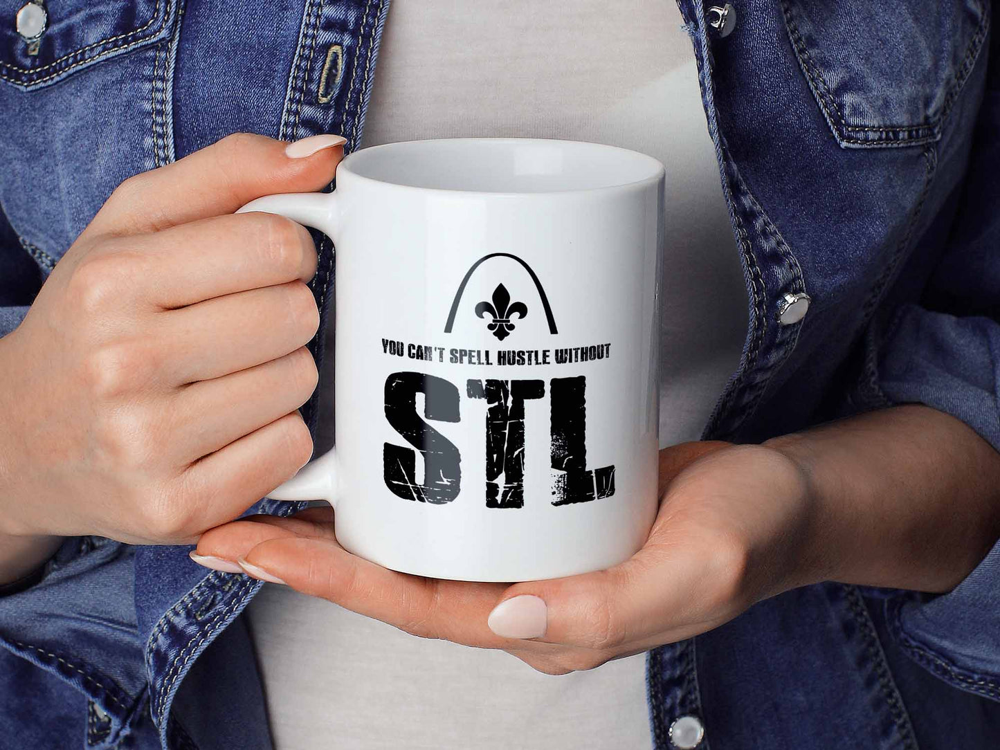 You Can't Spell Hustle Coffee Mug