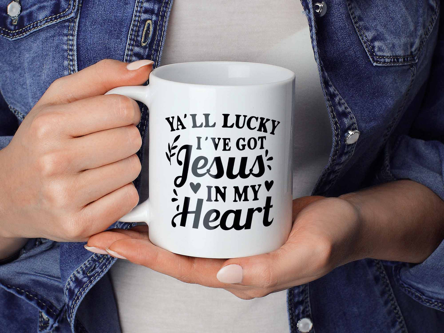 Jesus in My Heart Coffee Mug