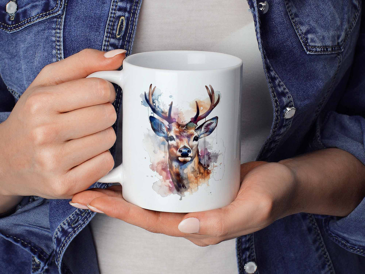 Boho Deer Coffee Mug