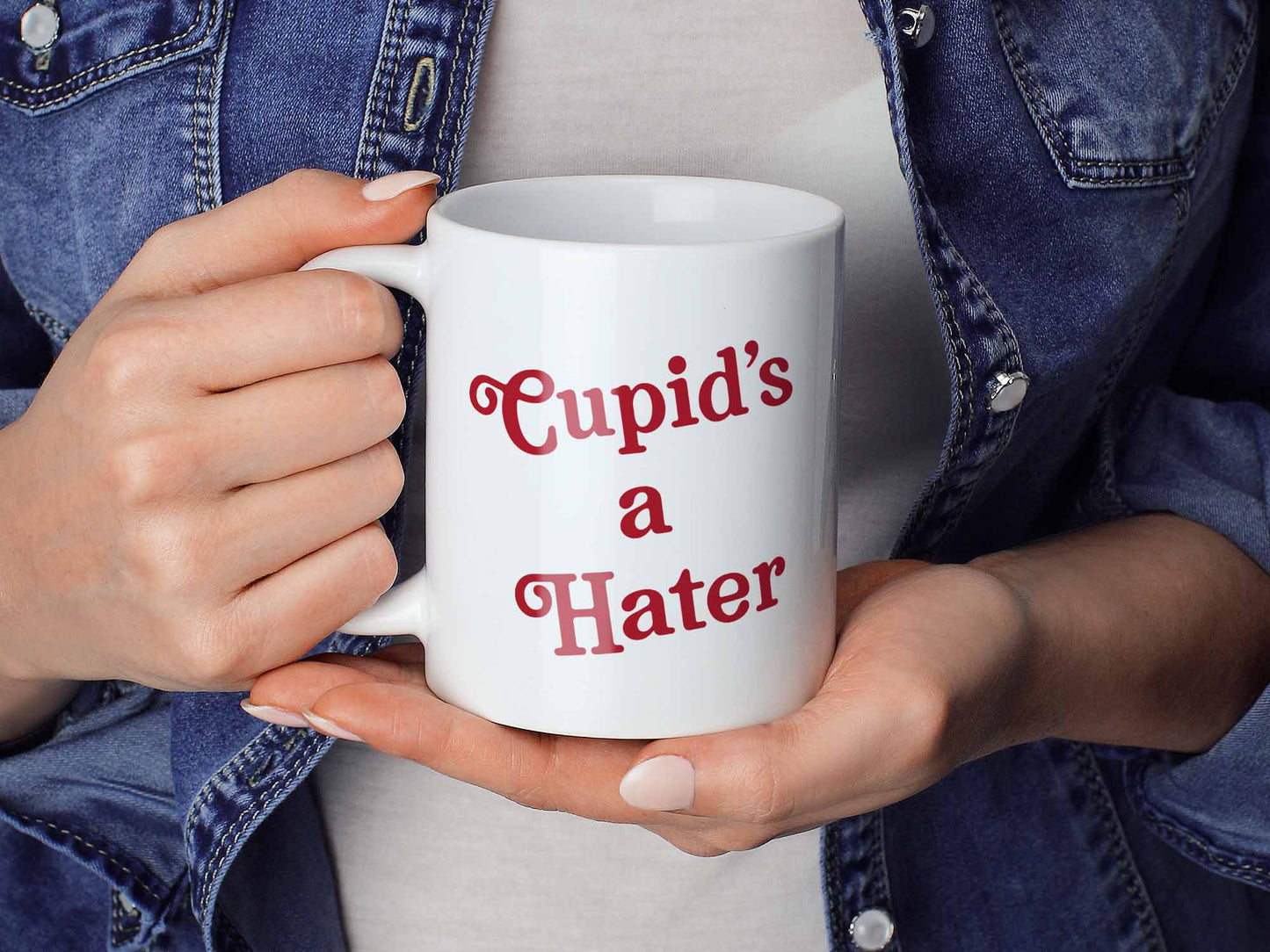 Cupid's a Hater Coffee Mug