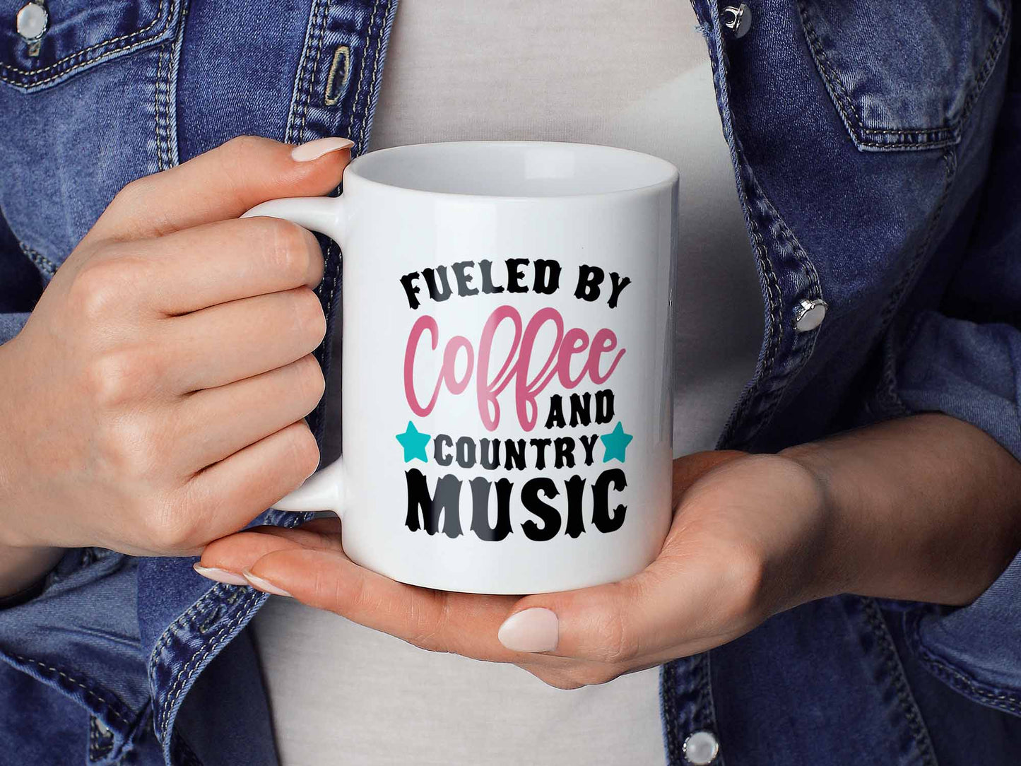 Fueled By Coffee and Country Coffee Mug