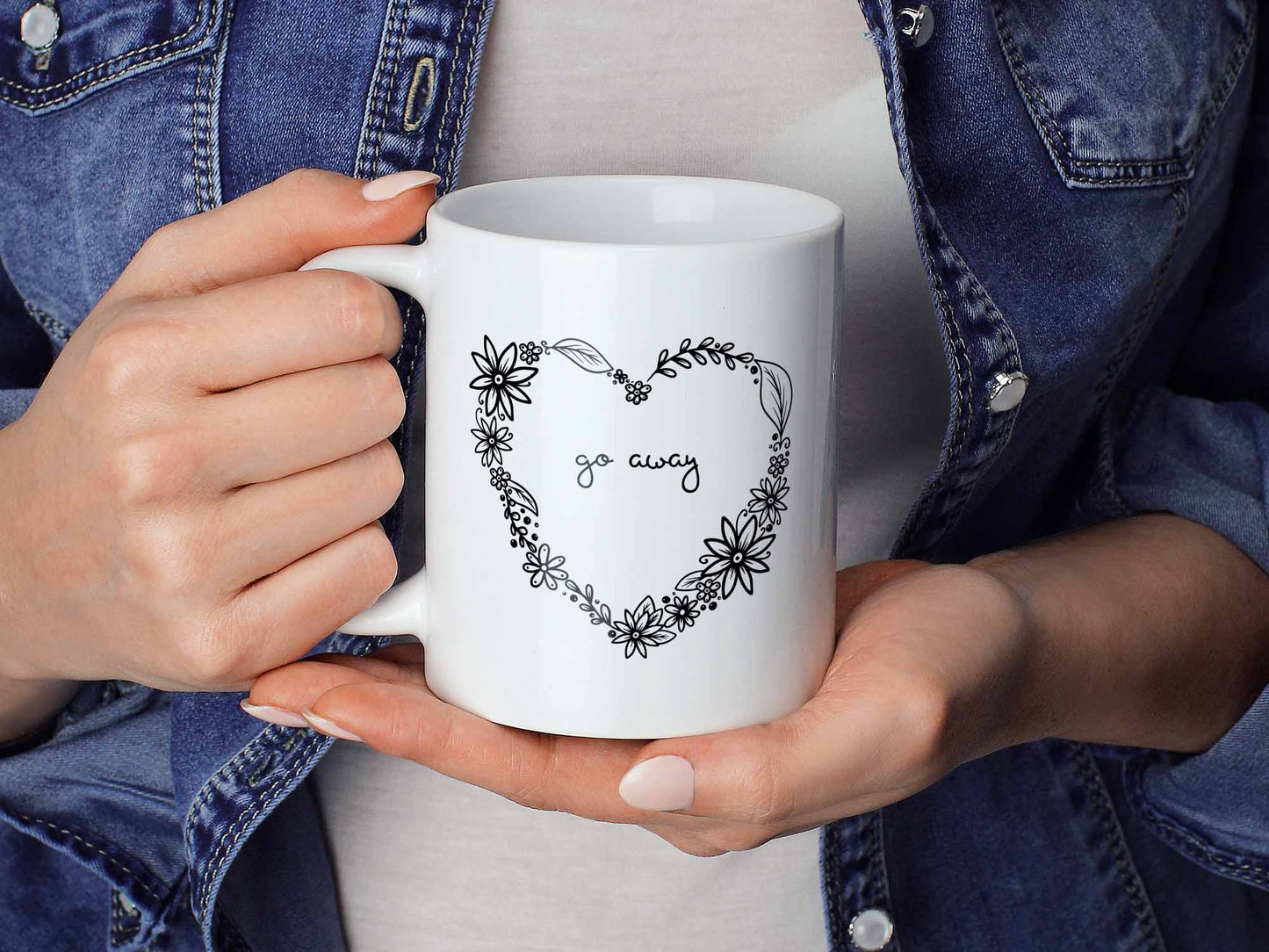 Go Away Coffee Mug