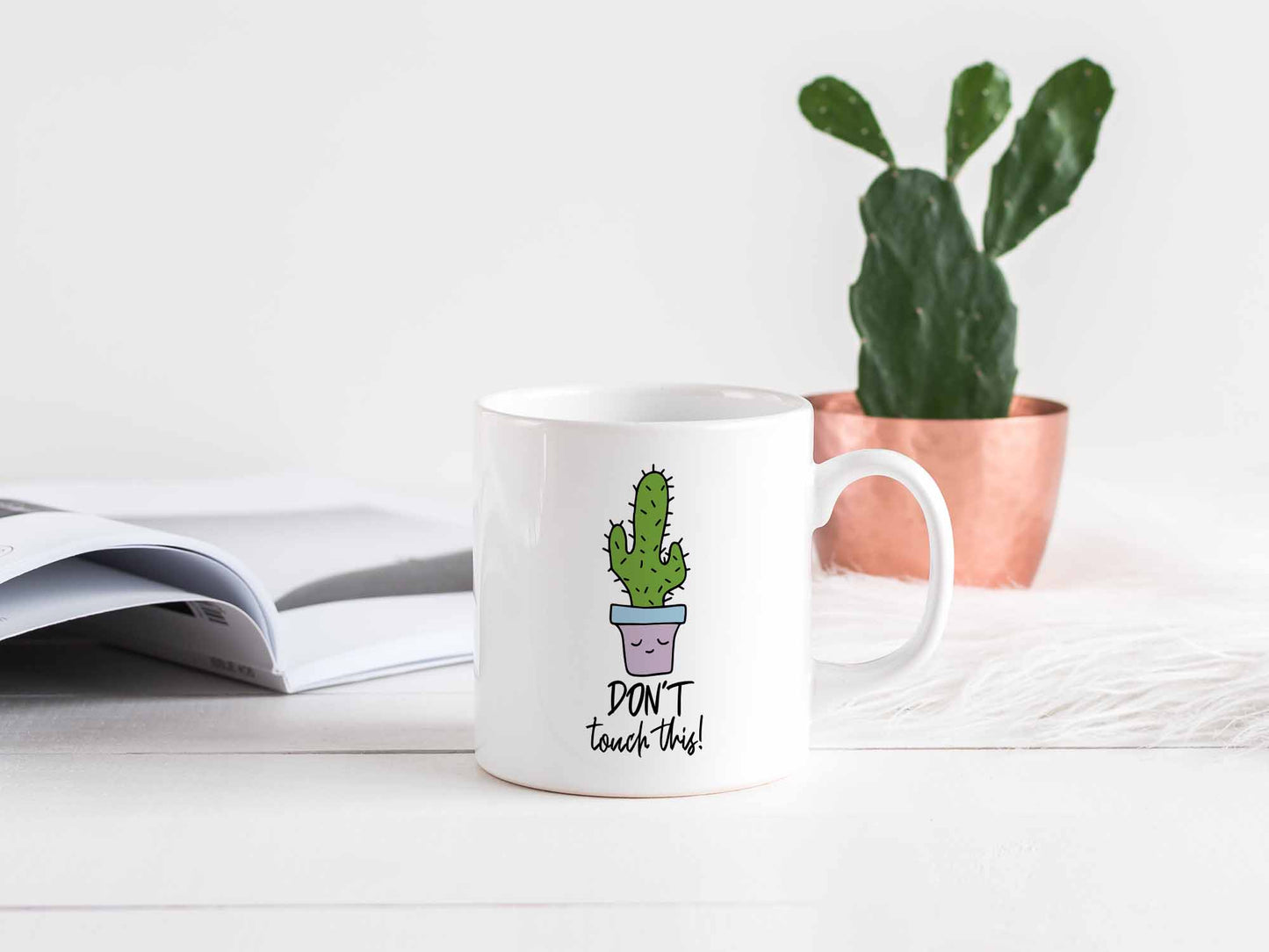 Don't Touch This Cactus Coffee Mug