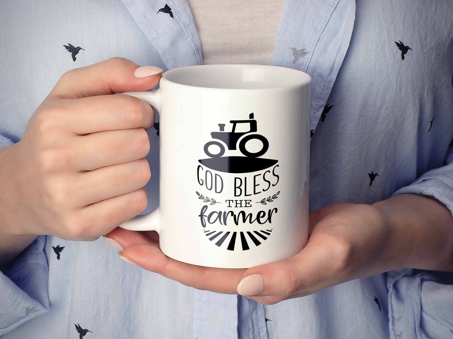 God Bless the Farmer Coffee Mug