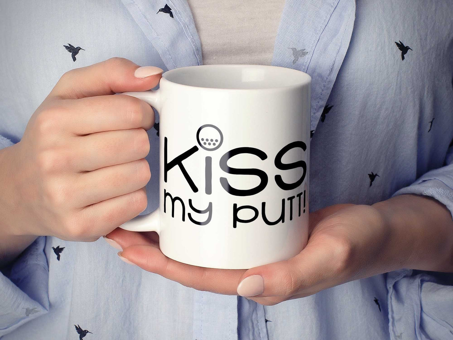 Kiss My Putt Golf Coffee Mug