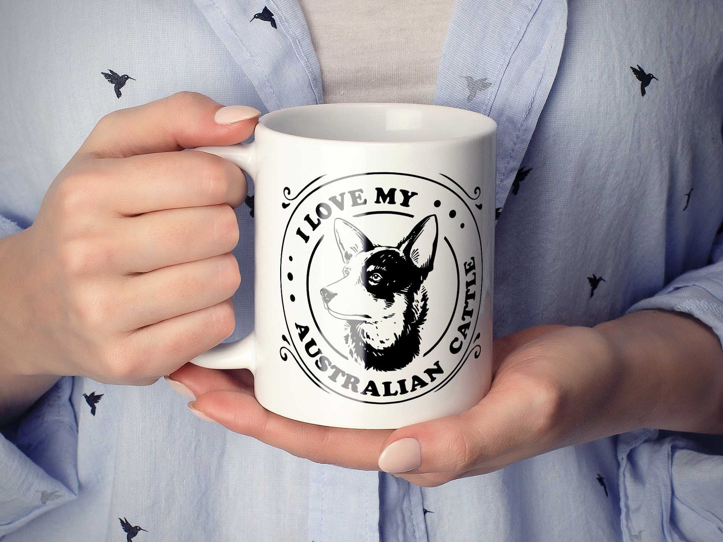 I Love My Australian Cattle Coffee Mug