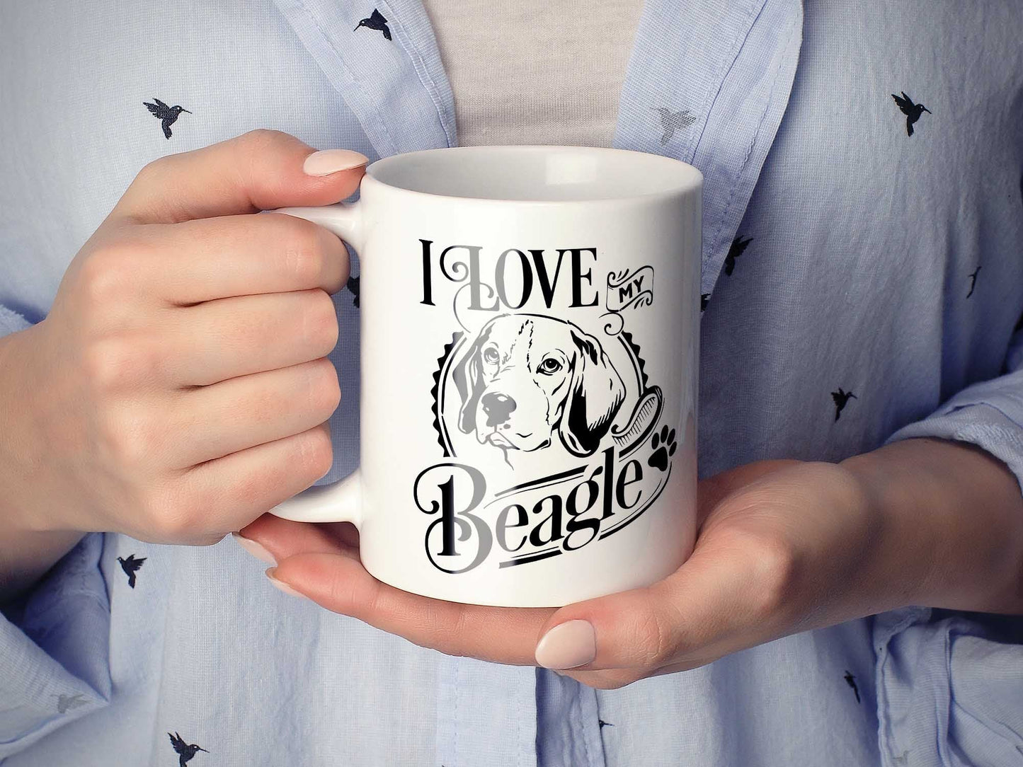 I Love My Beagle Coffee Mug