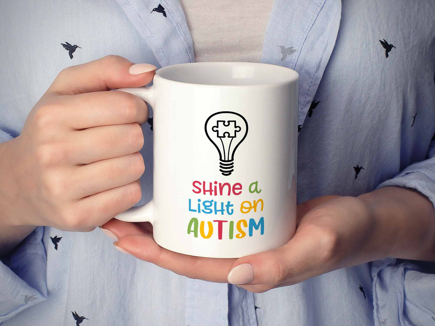 Shine a Light on Autism Coffee Mug