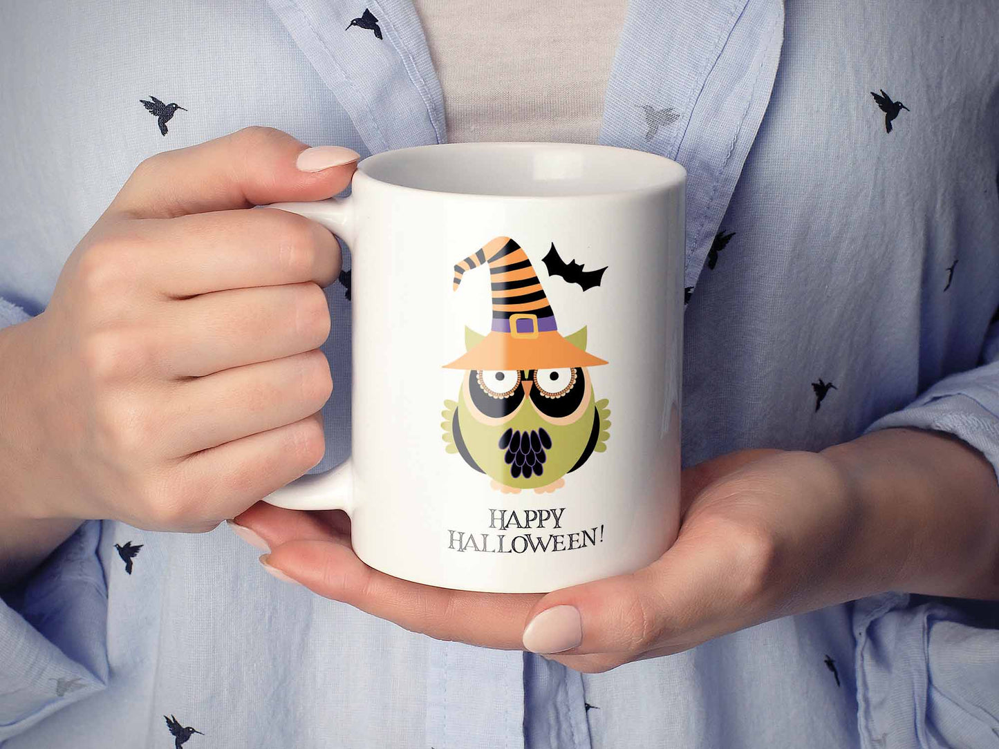 Happy Halloween Owl Coffee Mug