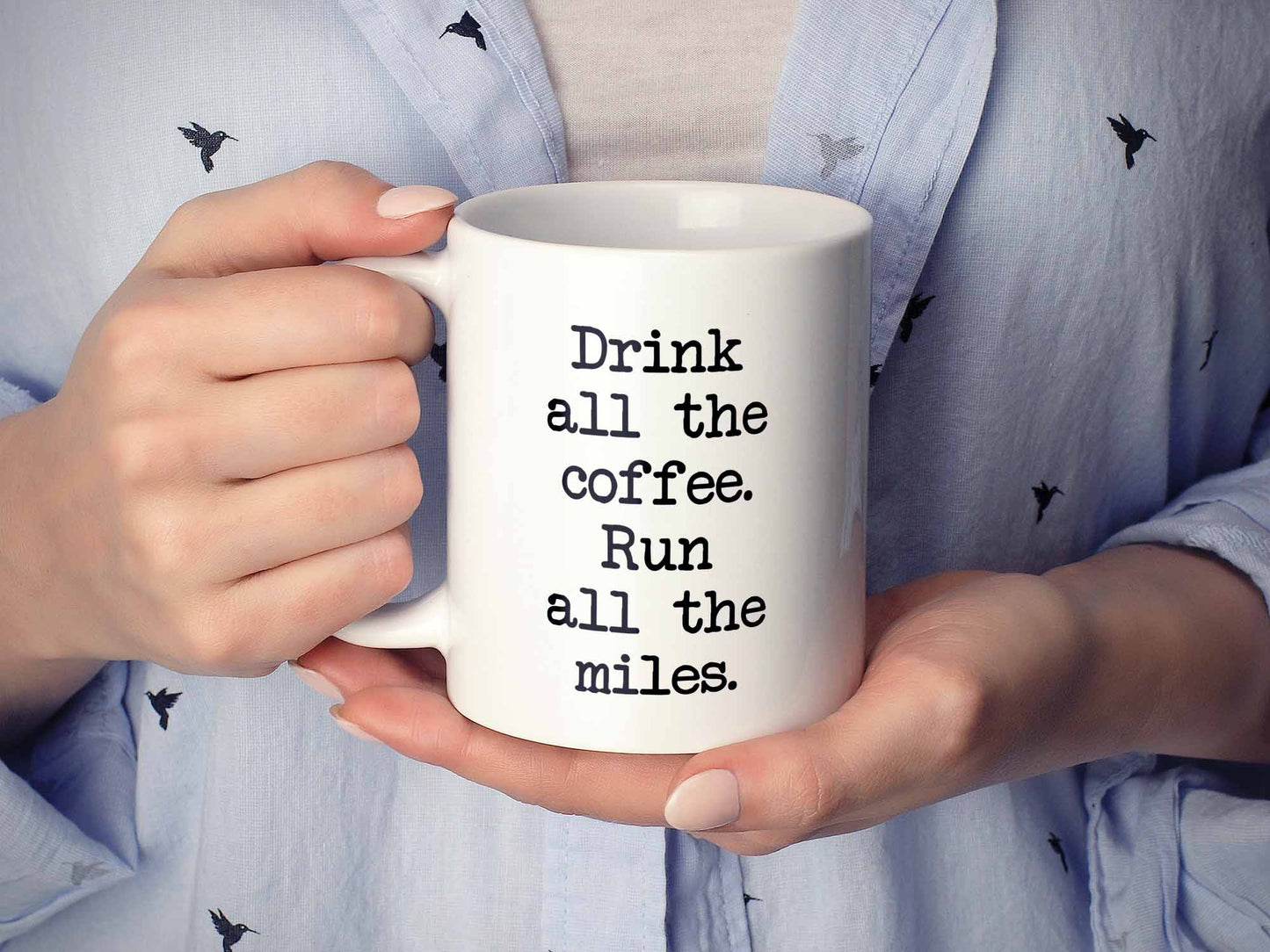Run all the Miles Coffee Mug