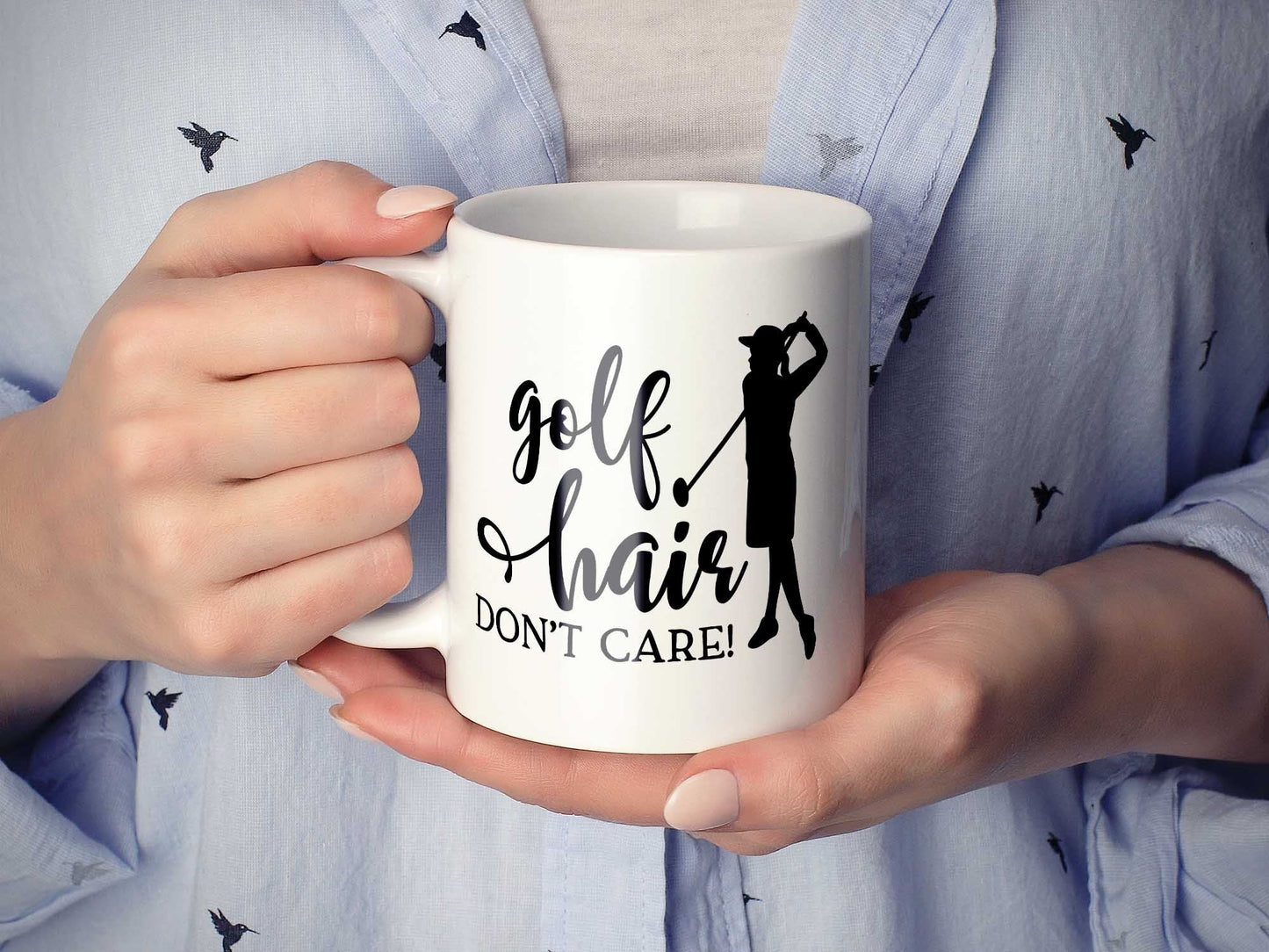 Golf Hair Don't Care Coffee Mug