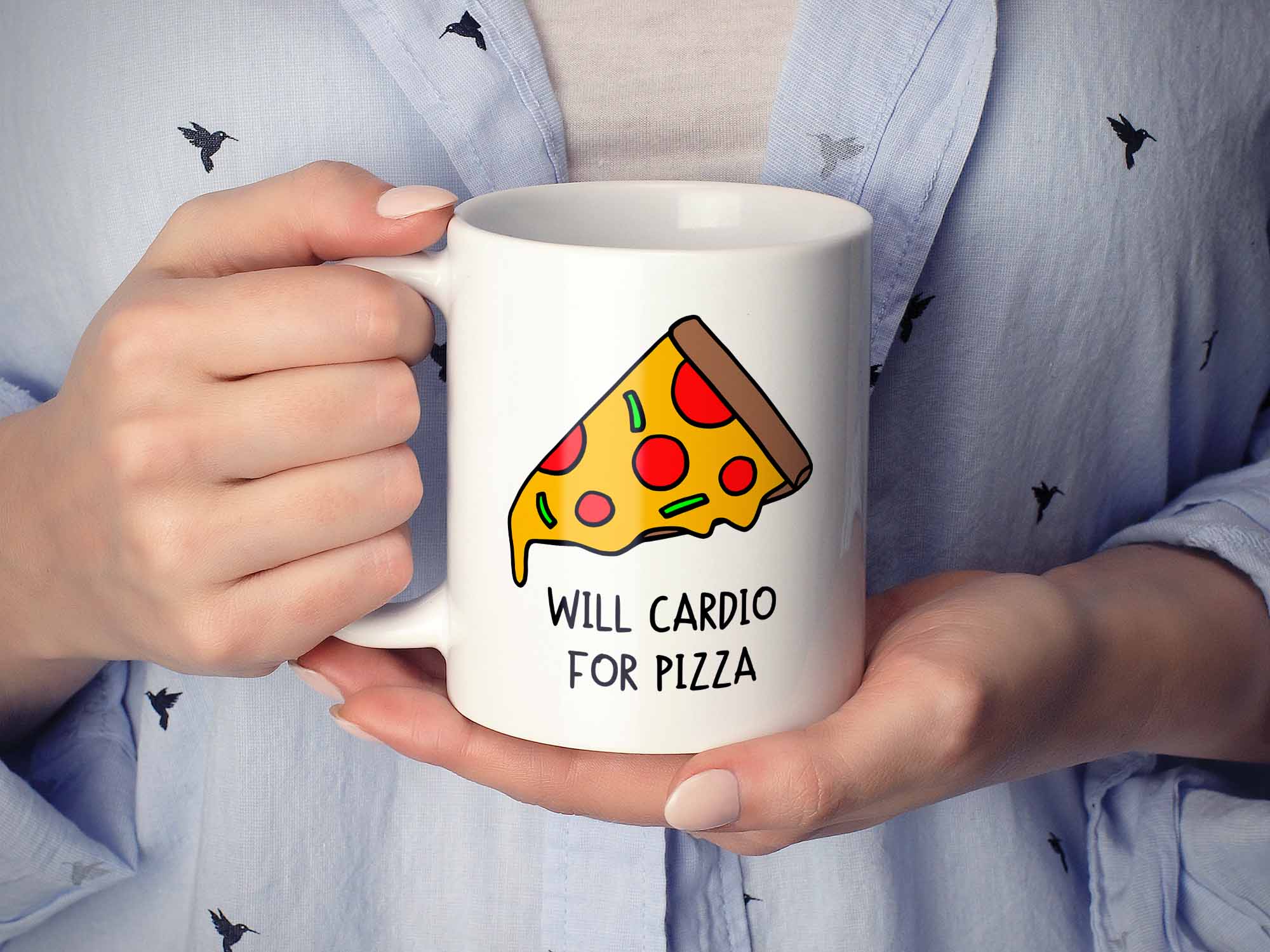 Will Cardio for Pizza Coffee Mug