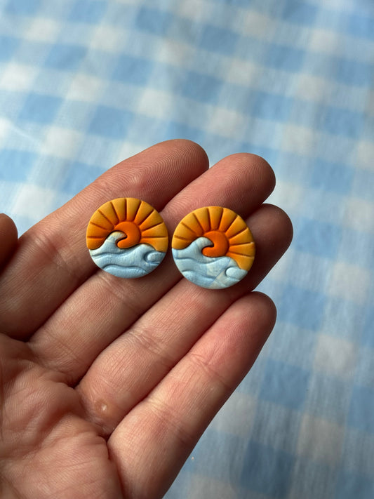 Seaside Sunset Studs