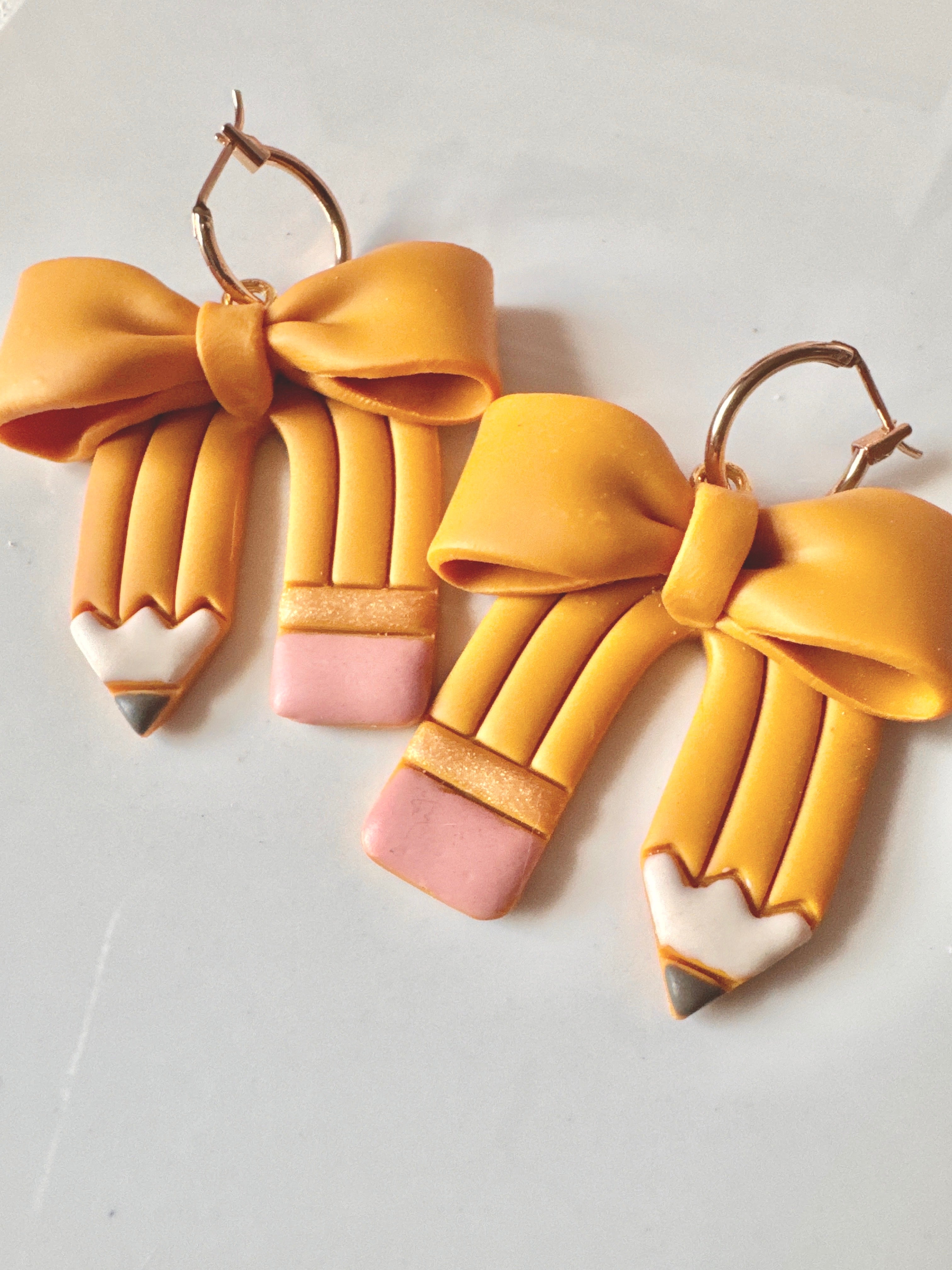 Yellow Pencil Bows