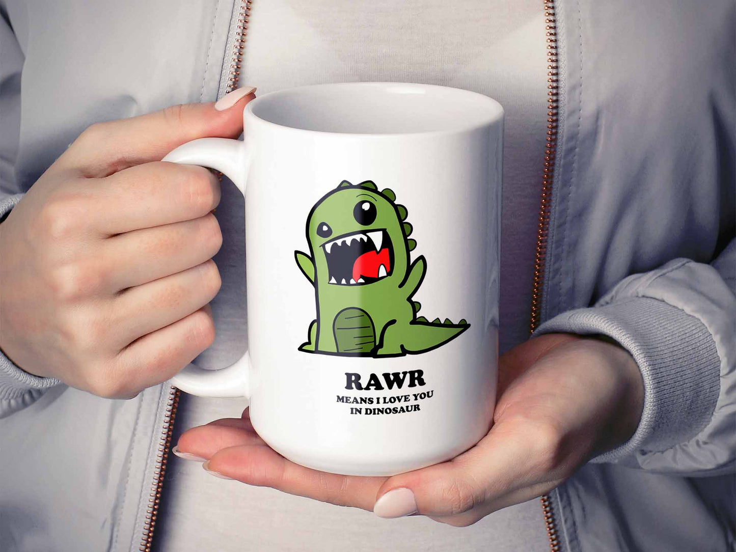 Rawr Means I Love You Coffee Mug