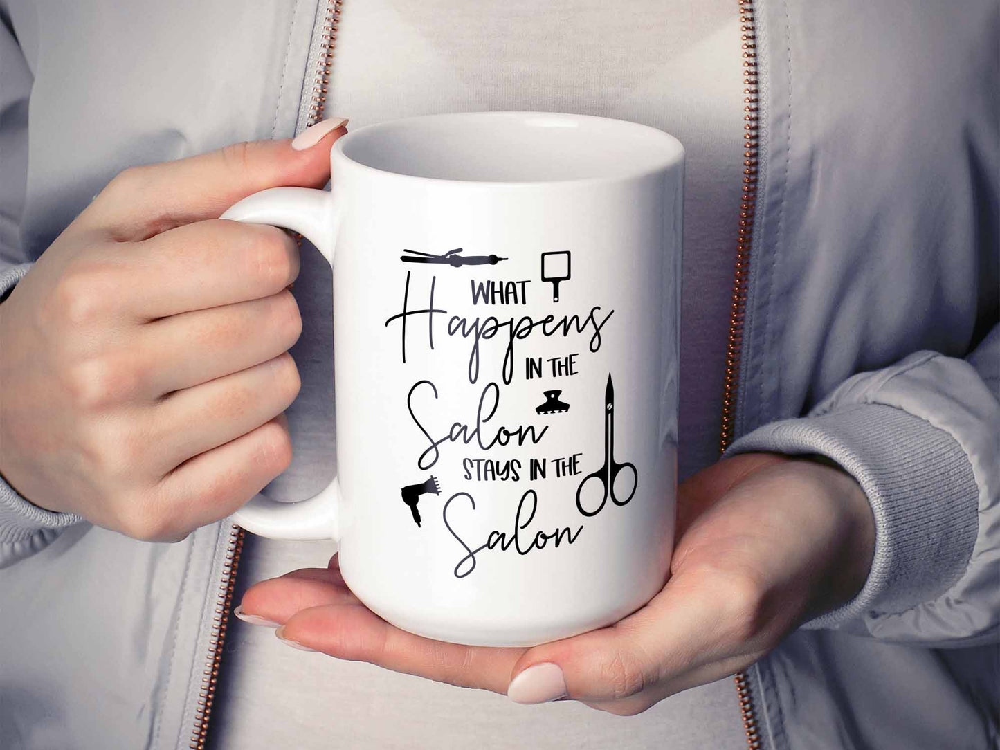 Stays in the Salon Coffee Mug