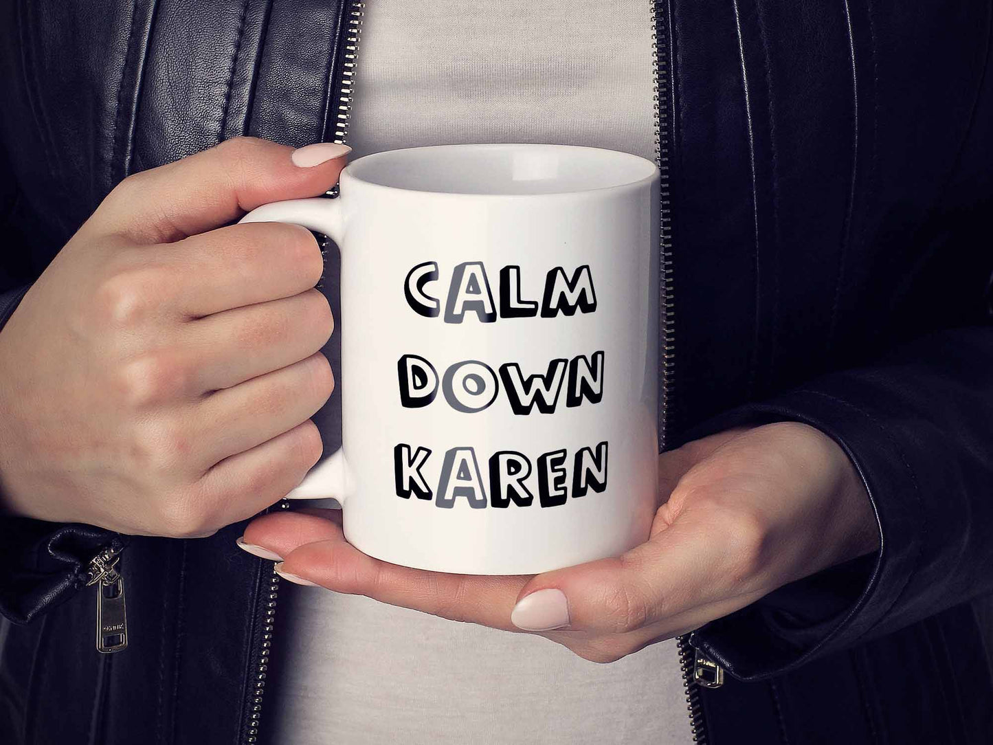 Calm Down Karen Coffee Mug