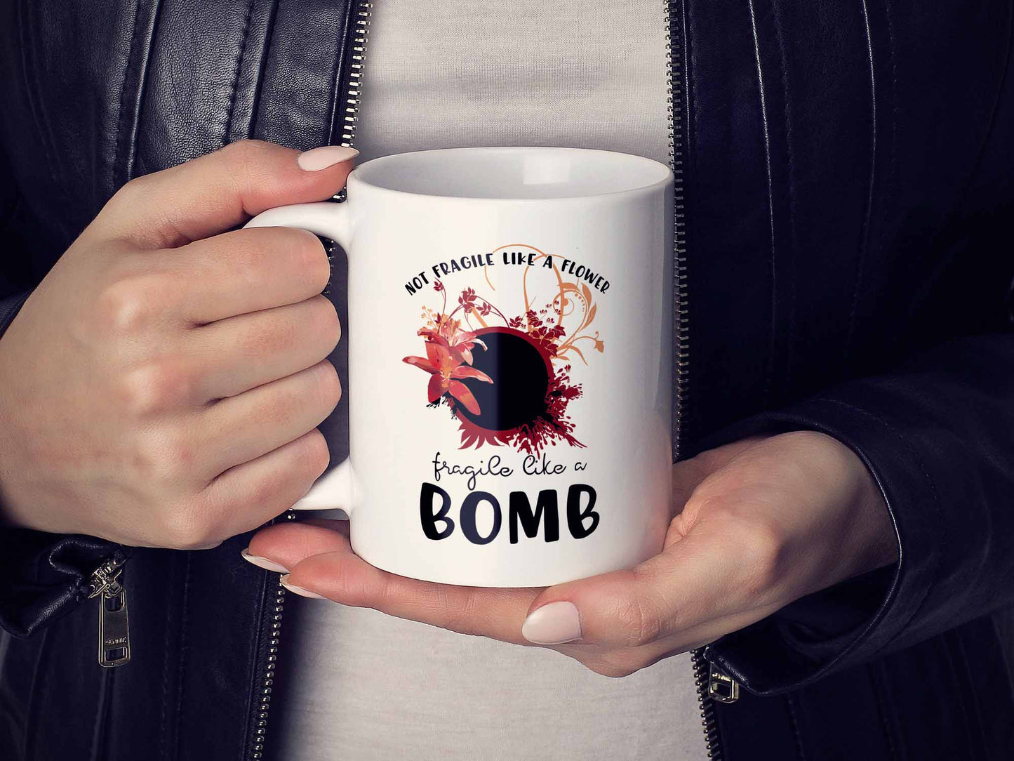 Fragile Like a Bomb Coffee Mug