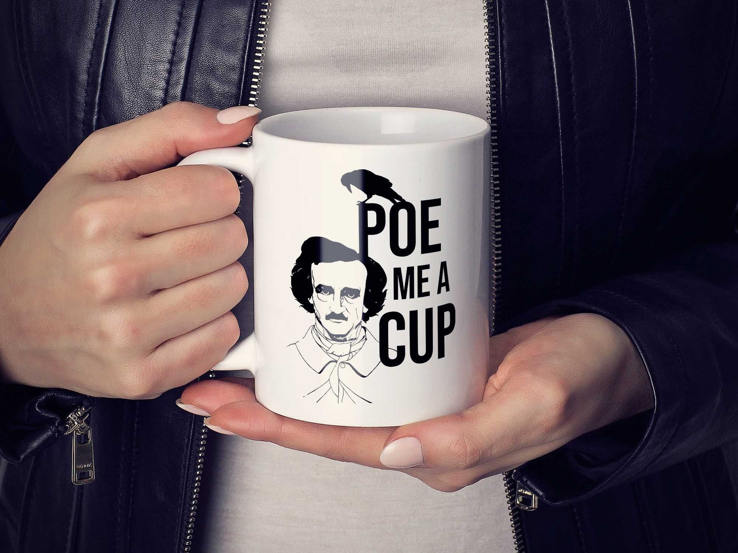 Poe Me a Cup Coffee Mug