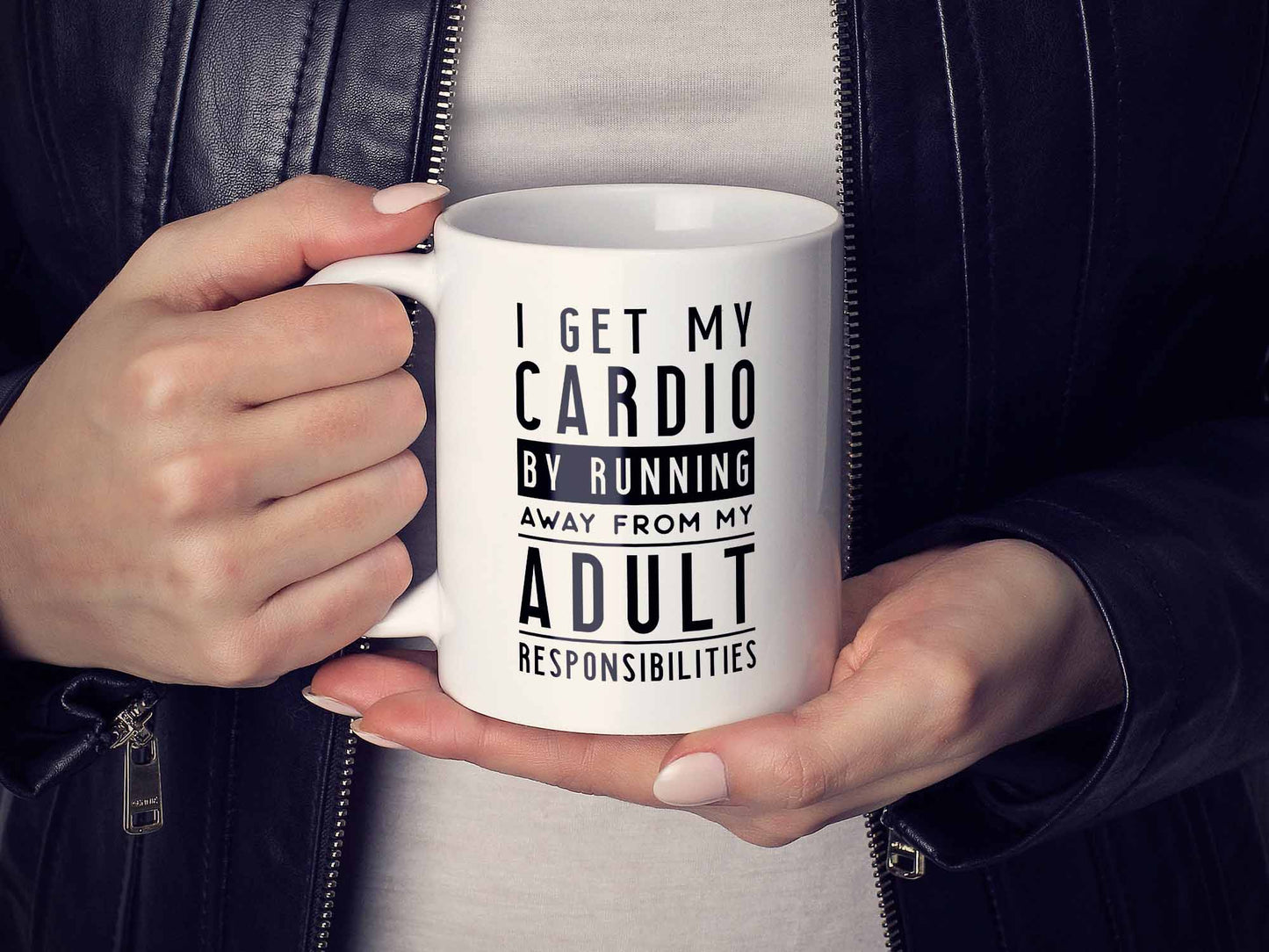 Running Away Cardio Coffee Mug