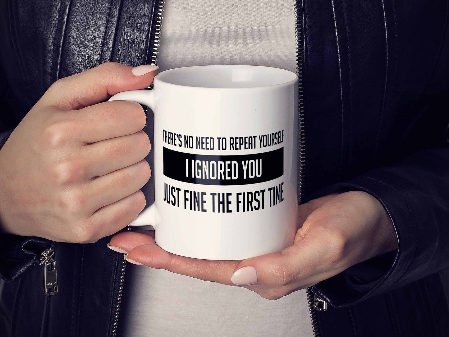 I Ignored You Coffee Mug