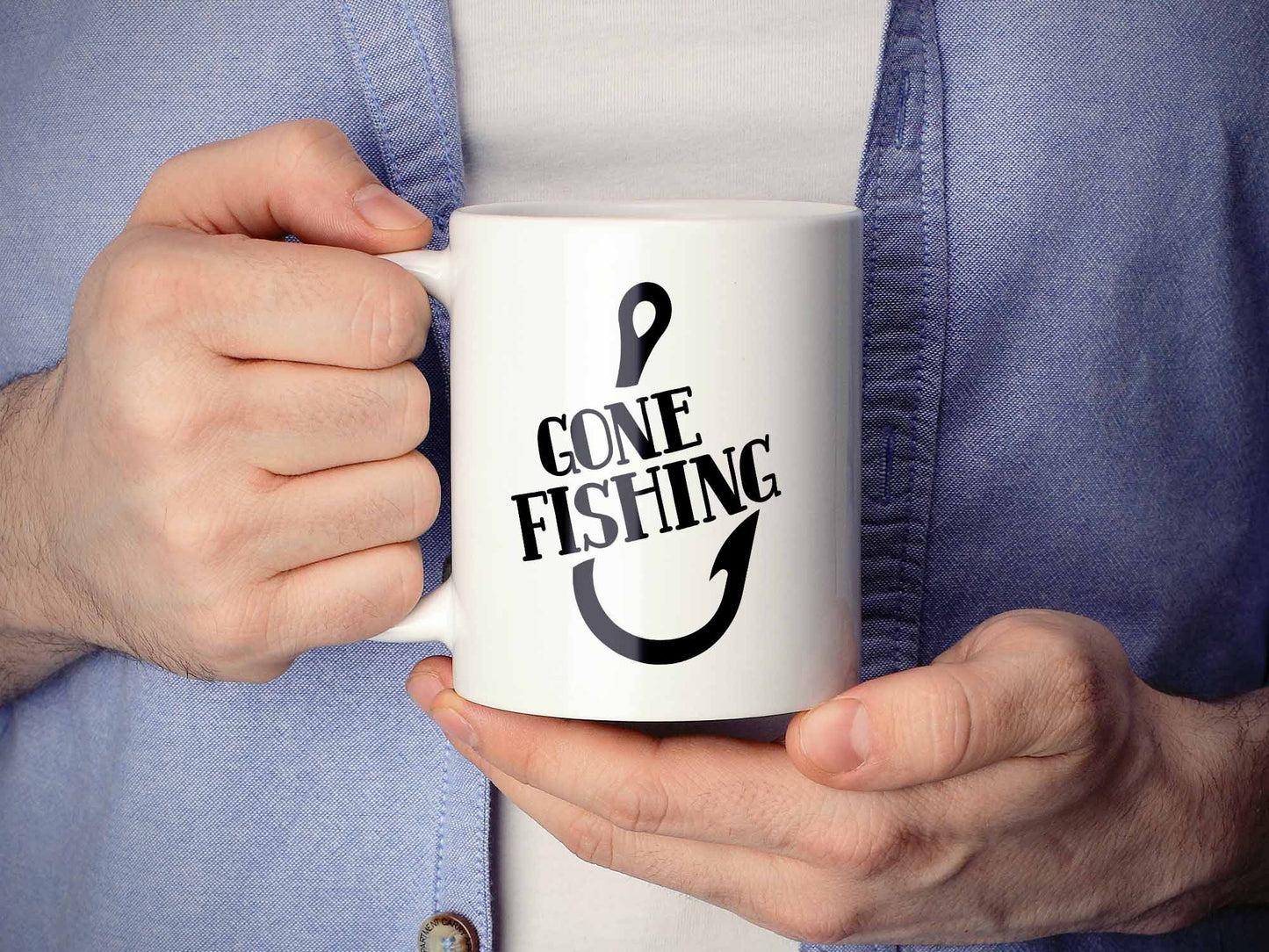 Gone Fishing Coffee Mug