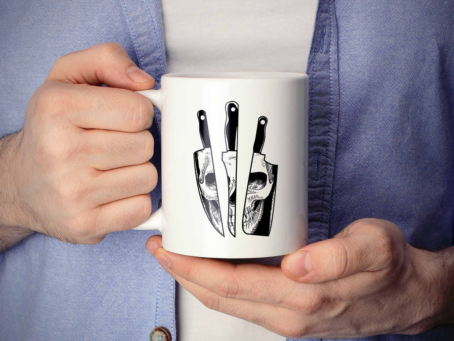 Skull Knife Coffee Mug