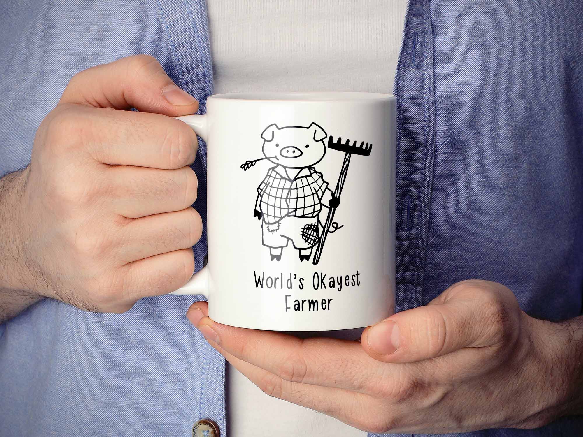 World's Okayest Farmer Coffee Mug