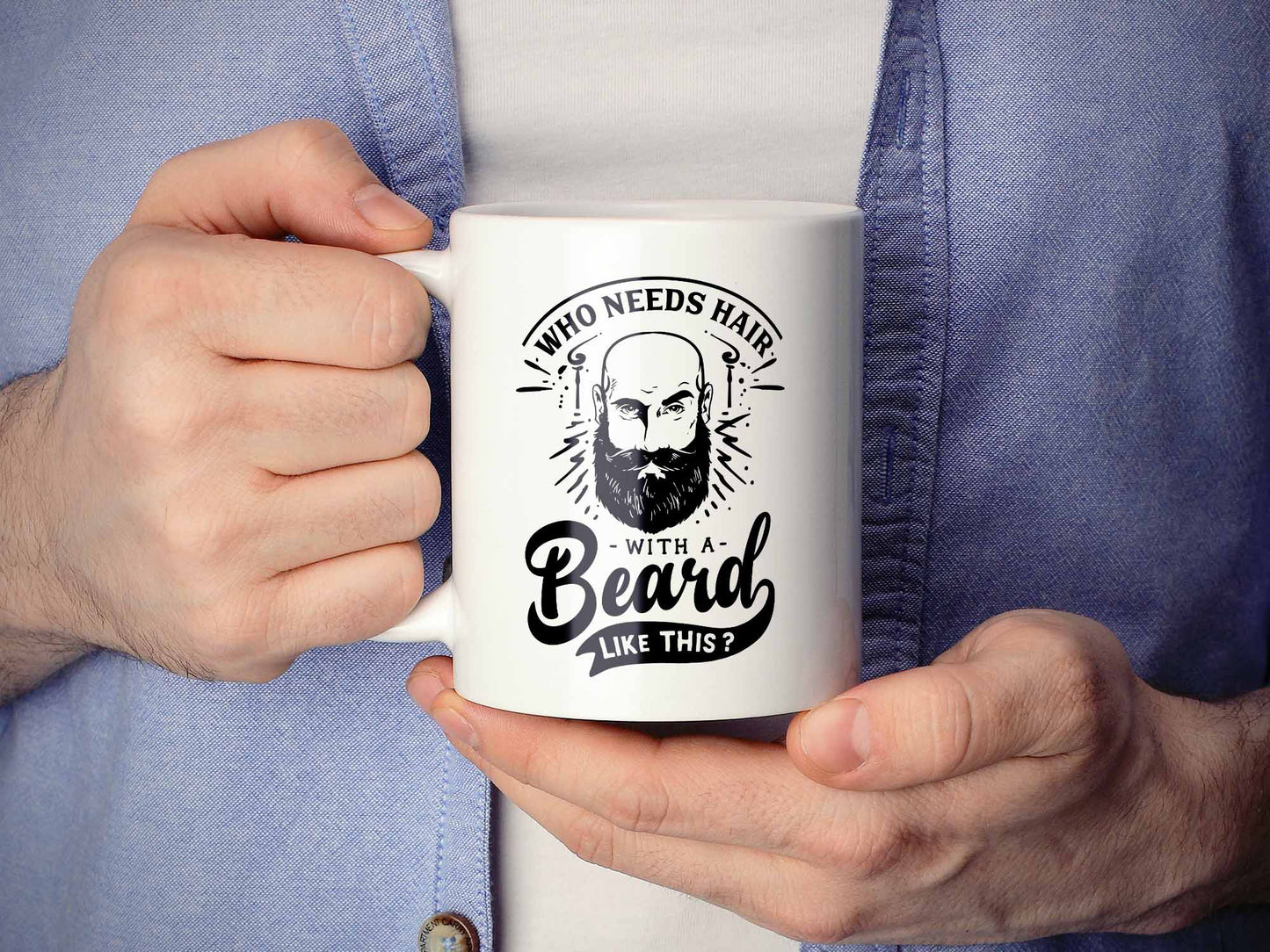 Who Needs Hair Coffee Mug