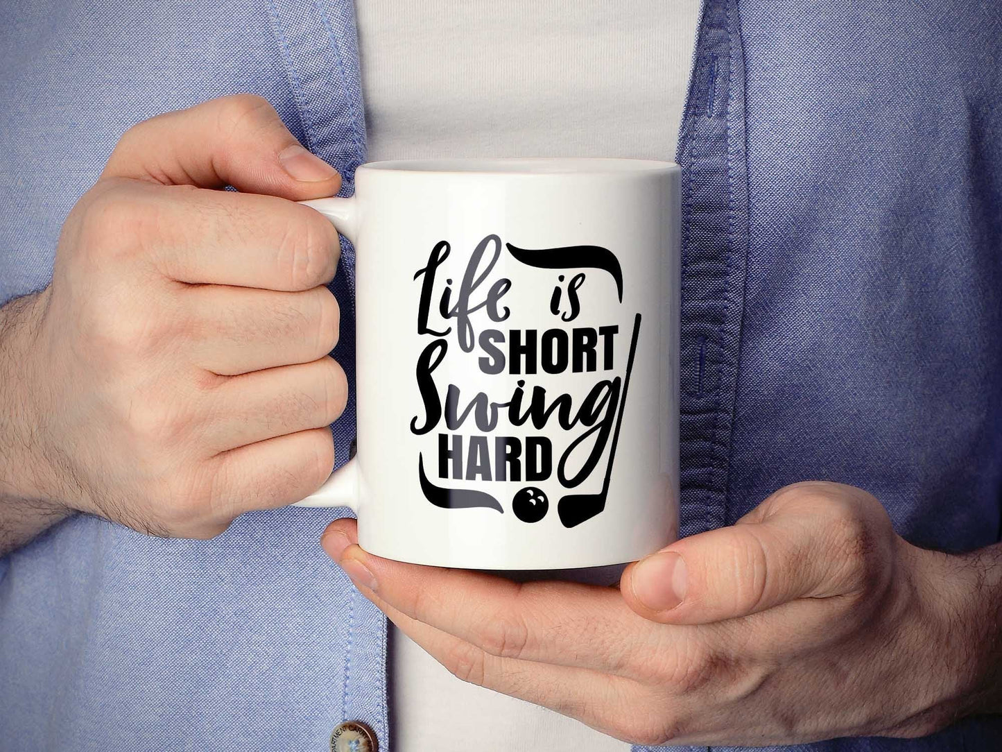Swing Hard Golf Coffee Mug