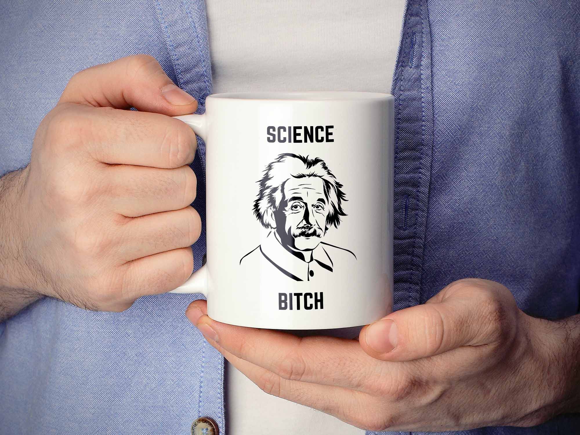 Science Bitch Einstein Coffee Mug