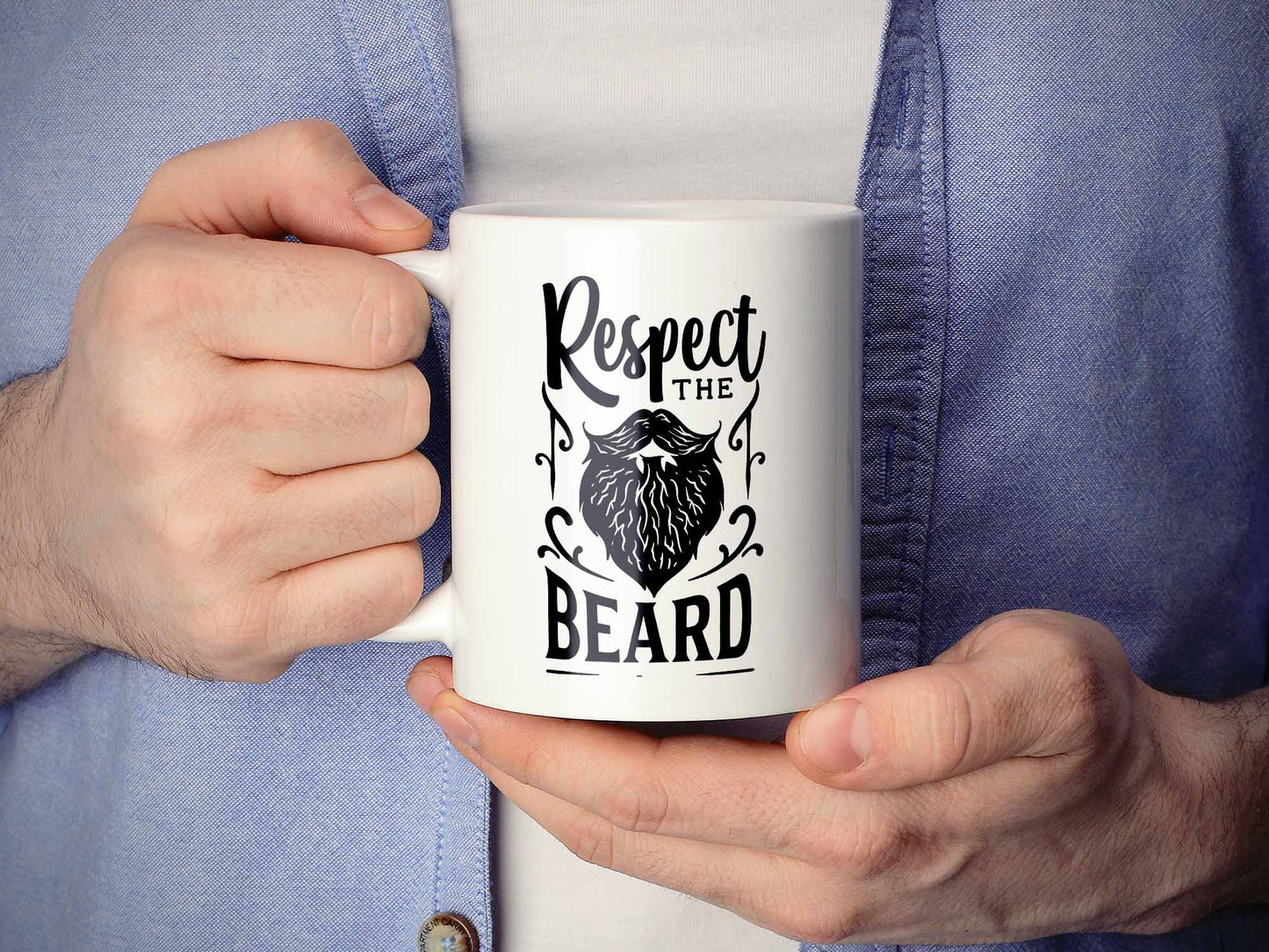 Respect the Beard Coffee Mug