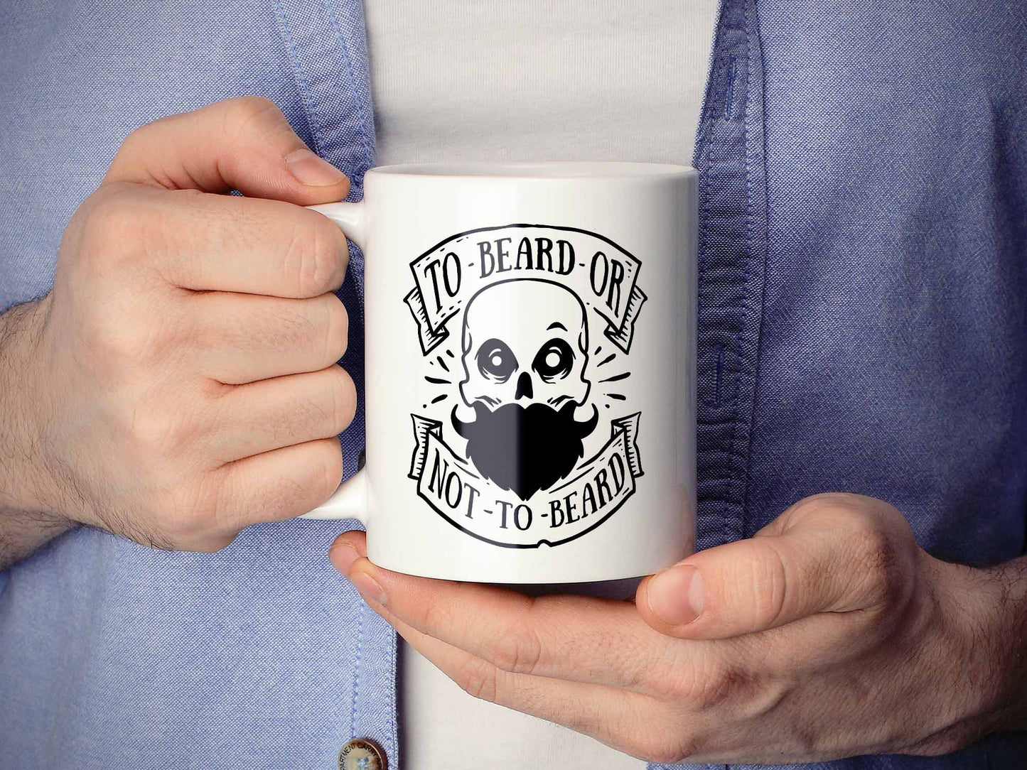 To Beard or Not to Beard Coffee Mug