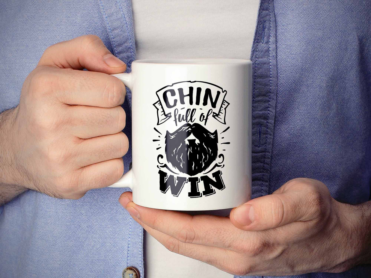 Chin Full of Win Coffee Mug