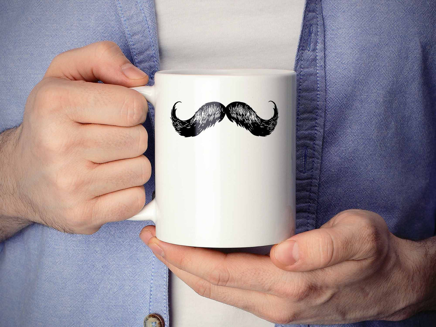 Fake Mustache Coffee Mug