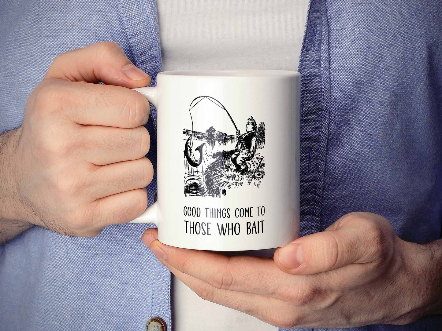 Those Who Bait Fishing Coffee Mug