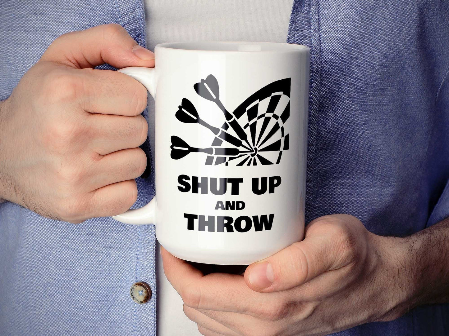 Shut Up and Throw Coffee Mug