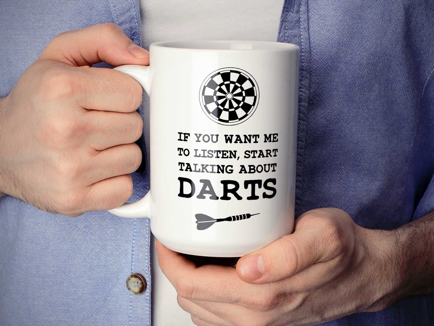 Talk About Darts Coffee Mug