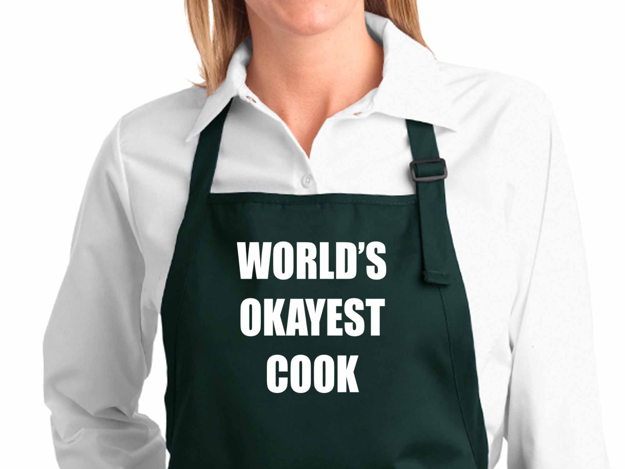 World's Okayest Cook Apron