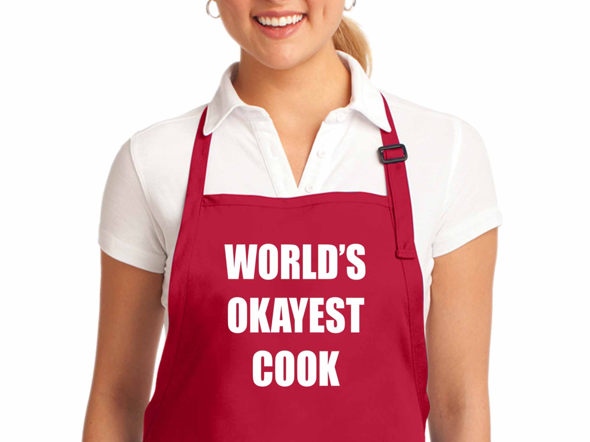 World's Okayest Cook Apron