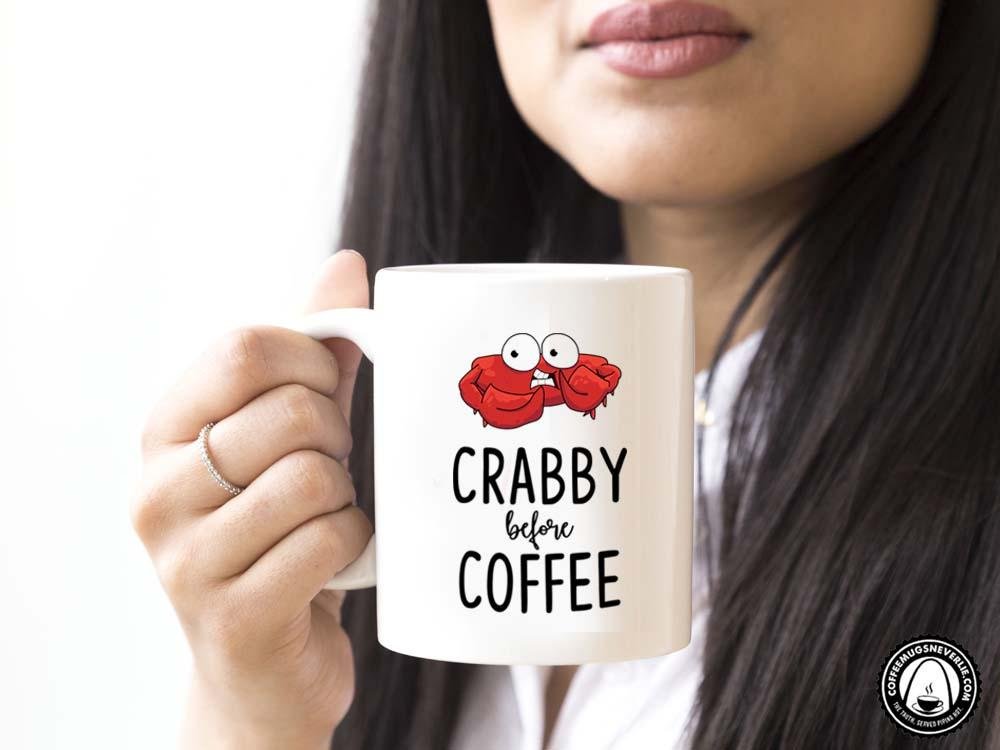 Crabby Before Coffee Mug