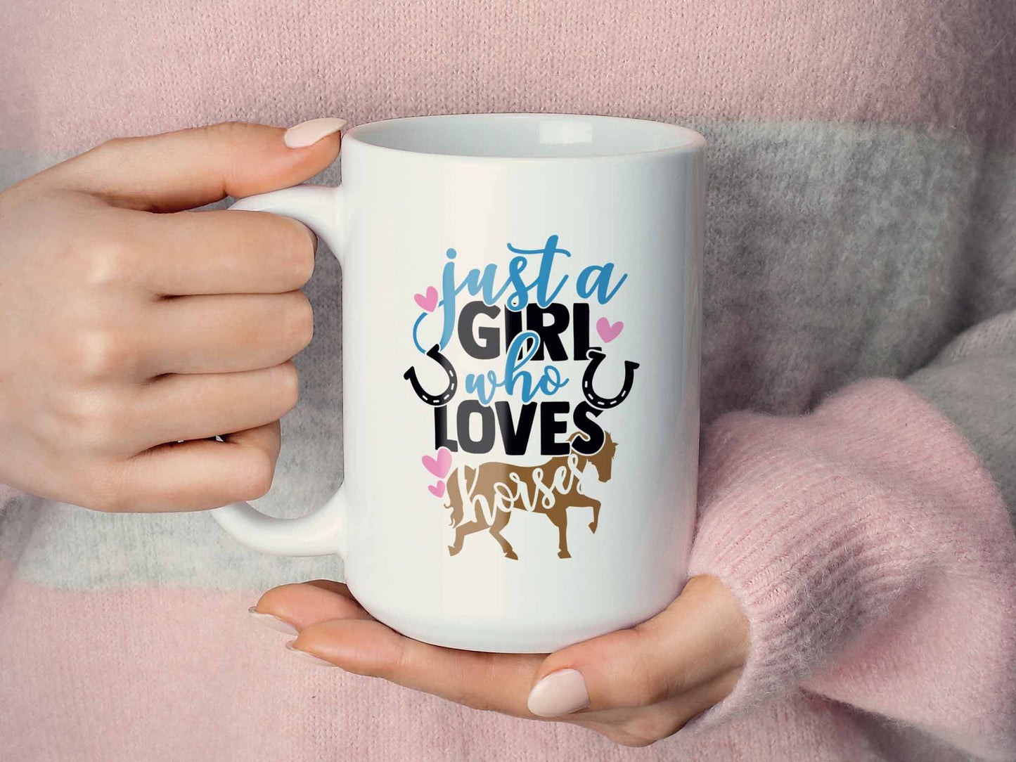 Just a Girl Who Loves Horses Coffee Mug