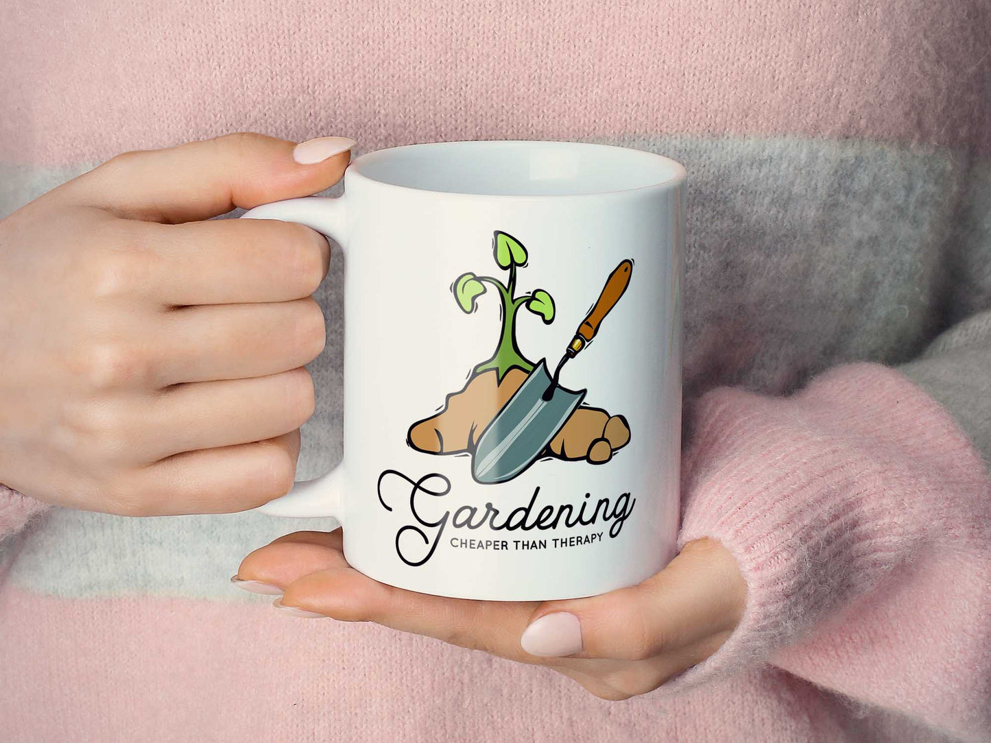 Gardening Cheaper Than Therapy Coffee Mug