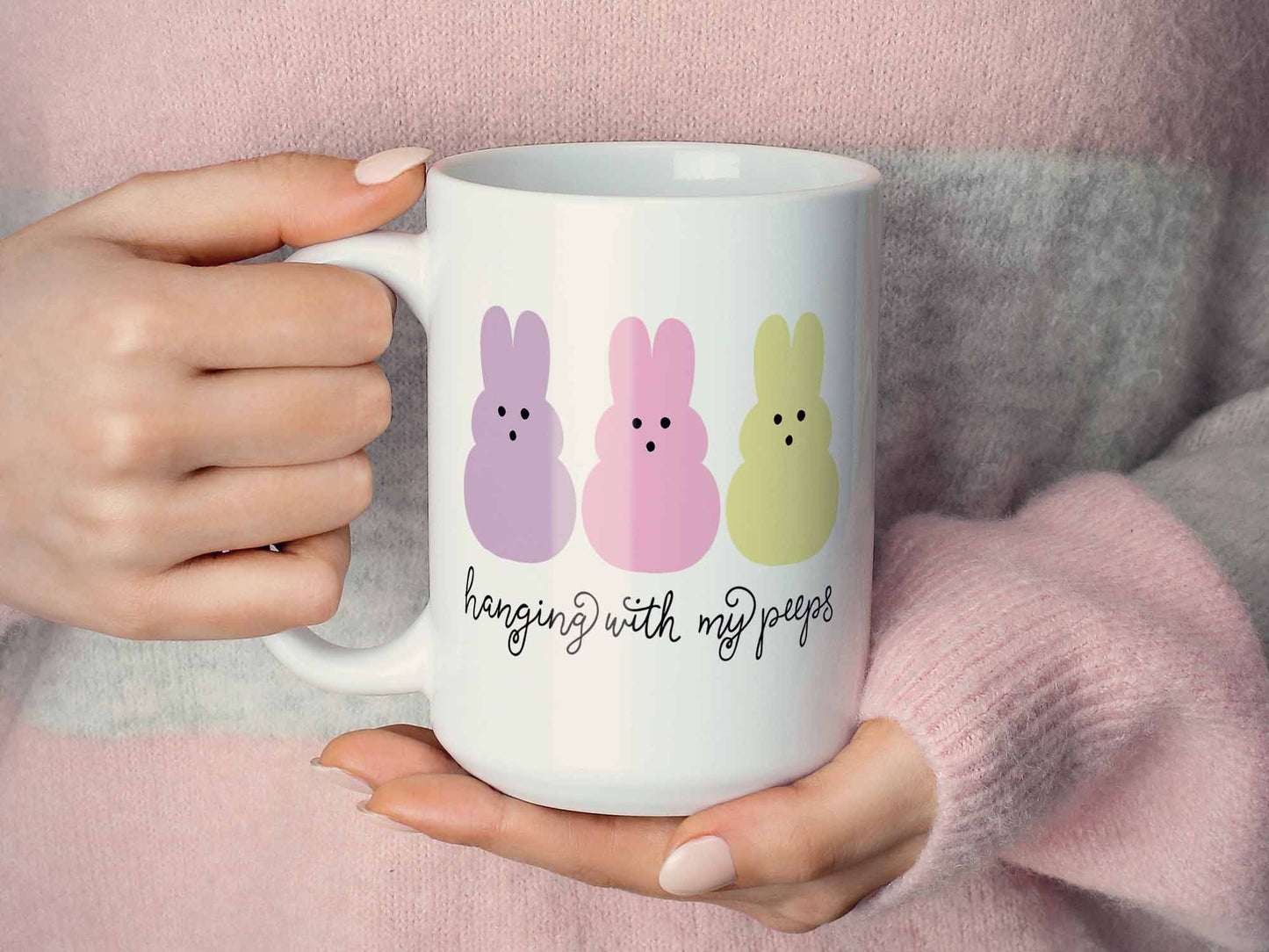 Hanging with My Peeps Easter Coffee Mug